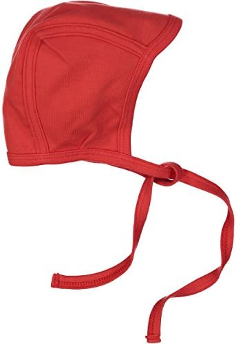 Amoureux Bebe Baby and Toddler Soft 100% Cotton Pilot hat, Bonnet Hat Martha Stewart Costume. (18-24 months, Red)