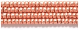 Preciosa Ornela Czech Seed Bead, Copper Full Coat, Size 11/0