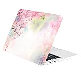 TOP CASE - Retina 15-Inch Floral Pattern Graphic Rubberized Hard Case Cover for Macbook Pro 15