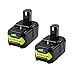 Masione 2Pack 7.0Ah P108 Battery Replacement for Ryobi 18V Battery P102 P103 P105 P107 P104 P109 P122 Compatible with Ryobi 18 Volt Cordless Tools and Chargers P117