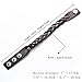 Godyce Brown Genuine Leather Bracelet Braided Wide Cuff Women Men Punk - Button Adjust