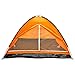 Milestone Dome Tent with Carry Bag (4 Person), Orange