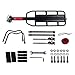 T-Former Bicycle Touring Carrier with Reflector Lamp Rear Bike Rack Bicycle Cargo Rack Quick Release Adjustable Alloy Bicycle Carrier 115 Lb Capacity Easy to Install Blackthumb 2