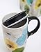 Cypress Home Spring Floral Ceramic Travel Coffee Mug 17oz
