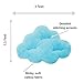 Cloud Pillow as Accent Pillow or Floor Sitting Pillow - Light Blue Color, Fun Design, Soft Materials for Kids Bedroom Decor or Accent Pillow in Other Rooms