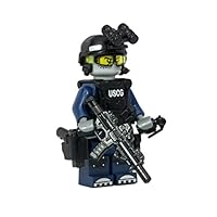 Modern Brick Warfare US Coast Guard Maritime Security Response Team (MSRT) Officer Custom Minifigure