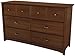 South Shore Willow Collection Double Dresser, Sumptous Cherry
