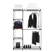 Furinno Wayar Double Rod Freestanding Closet, Gray