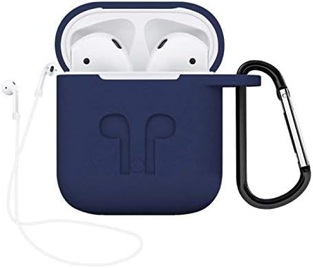 sami Protective Silicone Cover and Skin for Apple AirPods Charging Case (Blue)