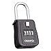 Champs Combination Realtor Lock, 4 Digit Key Padlock, Real Estate Key Lock Box, Set-Your-Own Combination
