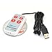 iKKEGOL 1.8Meter /6Feet USB Durable Game Handle Mini Button 4 keys Switch User-defined Keyboard for Game Laptop Hospital White