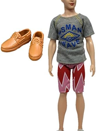 Stliishine Fashion Clothes Doll, Clothing Shoes for Barbie Ken/Stillshine BU-05 (pink 15)
