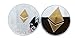 Ether Token (Set of 2) Coins Crypto Currency for Ethereum Network