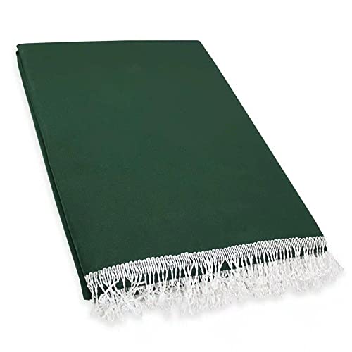 Outdoor Sun Awning Balcony Terrace Porch Gazebo with Rings and Hooks for Application, Durable and Washable, 100% Durable Polyester, Solid Colour (145 x 290, Green)