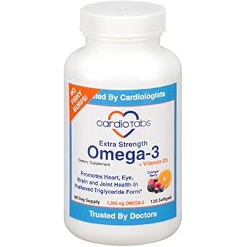 Amazon.com: Omega-3 Enteric-Coated, Triglyceride Form, 1100 mg Omega-3 ...