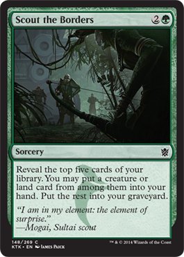 Magic: the Gathering - Scout the Borders (148/269) - Khans of Tarkir