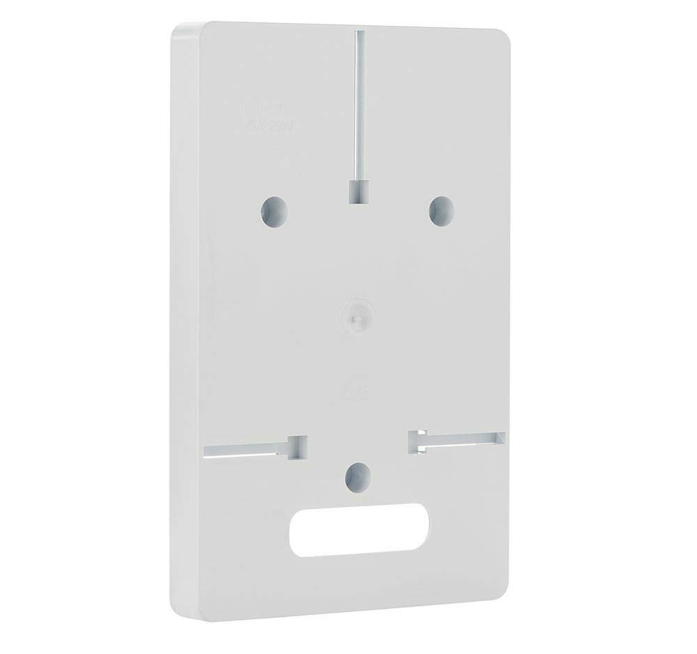 ELEKTROPLAST 1 IP44 Surface-Mounted Switch/Socket Program Wet Room Schuko Hermes Antra (Double Switch 0332-07) x, White, (WxHxD): 53x141x83 mm