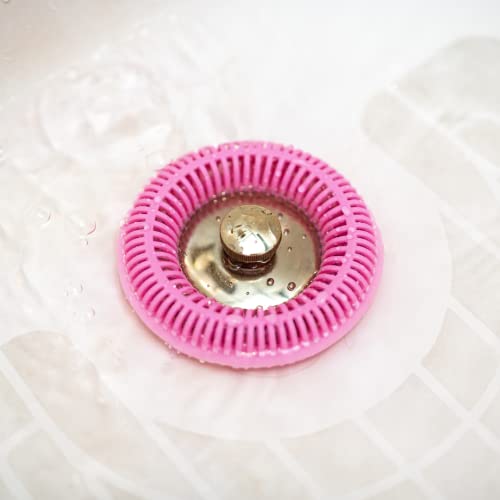 TubRing The Ultimate Tub Drain Protector Flexible Silicone Hair Catcher
