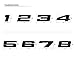428i Matte Black Trunk Lid Car Rear Badge Emblem Decal Number Letter for BMW 4 Series F32 F33 F36