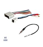 ASC Audio Car Stereo Wire Harness and Antenna Adapter to install an Aftermarket Radio for some Ford Lincoln Mazda Mercury Vehicles- Compatible Vehicles listed below