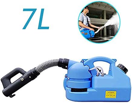 電気ulvスプレイヤー 屋内および屋外の公共の場所用の青いポータブルロングホースフォガーインテリジェントマシン超容量 限定special Price 7l