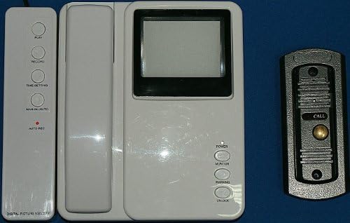 E9E- B/W LCD VIDEO DOORPHONE ACCESS ENTRY CONTROL INTERCOM SYSTEM WITH DIGITAL IMAGE RECORDER by Digiteck