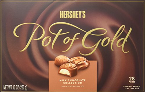 Hershey s pot of gold milk chocolate collection, 10 oun…