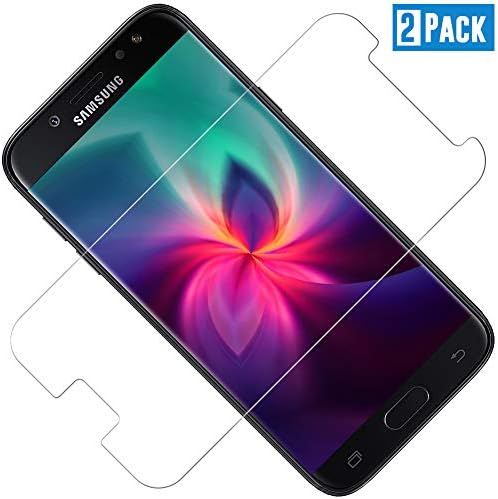 TOIYIOC for Samsung Galaxy J5 2017 Screen Protector [2 Pack] Tempered Glass Galaxy J5 Screen Protector, Anti Scratch,Easy Installation, 9H Hardness Glass Screen Protector for Samsung J5 2017