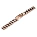 Xuexy 16mm Motorola Moto 360 42mm 2nd Gen Stainless Steel Watch Band Strap Replacement Bracelet (Moto 360 2nd Gen 42mm Women's 2015), Rose Gold