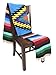 Open Road Goods Mexican Yoga Blanket, Navajo Aztec Southwestern Diamond XL Thick Serape with Stripes
