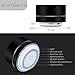 Lenrue Portable Bluetooth Speaker A2 Wireless Mini Outdoor Rechargeable Speakers with LED, Stereo Sound, Enhanced Bass,Built-in Mic for IPhone/IPad/Andriod/Sansung/Tablet Grey