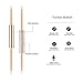 Wired in Ear Earphones HD Bass Stereo Sound Headphones with Microphone, Noise Isolating Handsfree Earbuds Support Cable Control for iPhone iPod iPad Samsung Galaxy Laptop,MP3/MP4 Player,Tablet (Gold)