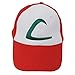 OliaDesign Pokemon ASH KETCHUM Trainer Costume Cosplay Baseball Hat Cap Summber Sun Kids Adjustable