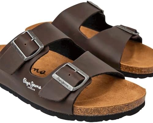 Sandalias de Piel Bio marrón