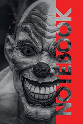 Notebook: Scary Clowns Useful Composition Book for Gothic Film Fans
