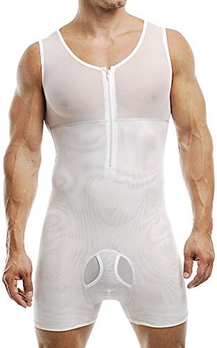 GO SOFTWEAR Male Body Shaper (X-Large, White)