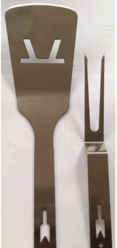 ChefwareKits 643 Barbecue Stainless Spatula and Fork BBQ Set, Stainless Steel