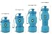 Press-On Collapsible Water Bottle – for Sports and Travel / 28 Ounces / Food-Grade Silicone / BPA Free
