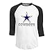 VINCEIE Men's Baseball Tee Dallas Cowboy Black