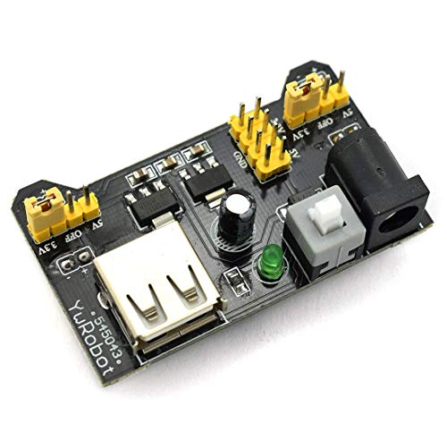 Tektrum Externally Powered Solderless 3220 Tie-Points Experiment Plug-in Breadboard with Aluminum Back Plate, Jumper Wires, Power Module, Wall Adaptor for Proto-Typing Circuit/Arduino/Raspberry Pi - Thumbnail 6