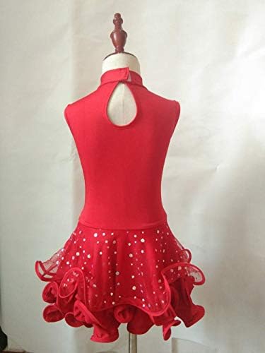 ラテンドレス キッズ スパンコール ワンピース キラキラ スパンコール衣装 メッシュ ノースリーブ ラテンダンス衣装 ワンピース ラテンドレス ラテンダンス ワンピース 社交ダンスドレス モダンドレス B07yxhxy 1 127円 人気海外一番 100 品質保証 全品送料無料