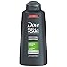 Dove Men+Care 2 in 1 Shampoo and Conditioner, Fresh and Clean 25.4 Ounce, (Pack of 4)