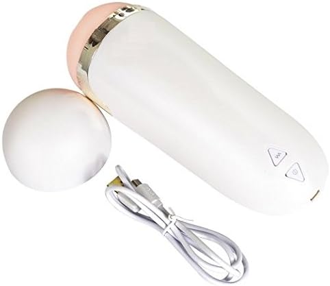 Loveryoyo Male Masturbation Cup, Waterproof Male Masturbator, 3D Emulational Vagina,10 Stimulation Modes(,White)