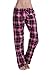 CYZ Women's 100% Cotton Flannel Plaid Pajama/Louge Pants