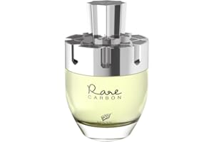 Afnan Rare Carbon for Men Eau de Parfum Spray, 3.4 Ounce