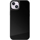 CASETiFY for iPhone 14 Plus Case - Mirror Compatible with MagSafe | Reflective | 4.9 ft. Drop Protection | Black On Black