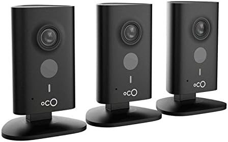 Oco HD Security Monitoring Camera with Micro SD Card and Cloud Storage (3-Pack)