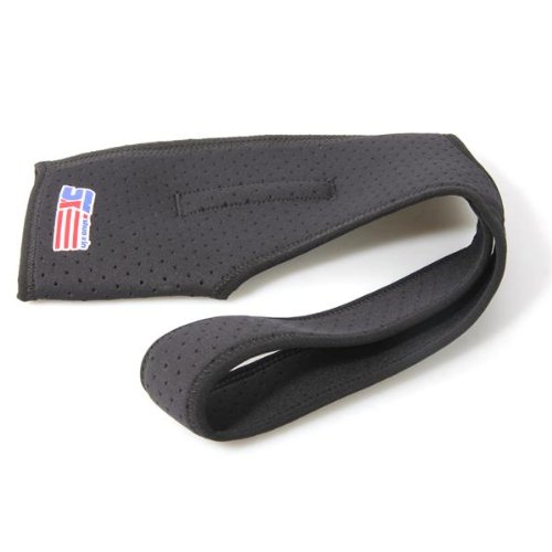 CARCHET Black Sports Magnetic Single Shoulder Brace Support Strap Wrap Belt Band Pad