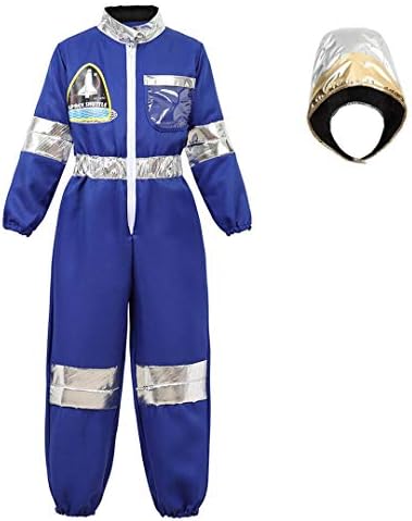 Astronaut Costume for Kids Dress Up Jumpsuit Children's Role Play Spaceman Suit Set