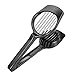 Flexzion Stainless Steel Multipurpose Slicer - Egg Mushroom Strawberry Tomato Kiwi Fruit Cutter Divider Separator with Seven Blades Long Handle Cooking Kitchen Home Gadgets Tool Accessories Black